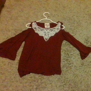 off the shoulder top weightless